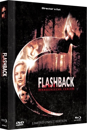 Flashback - Mörderische Ferien (2000) (Cover B, Director's Cut, Édition Limitée, Mediabook, Uncut, Blu-ray + DVD)