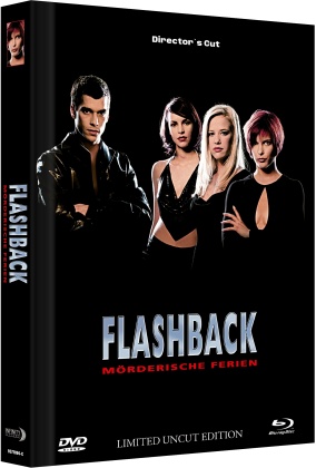Flashback - Mörderische Ferien (2000) (Cover C, Director's Cut, Édition Limitée, Mediabook, Uncut, Blu-ray + DVD)