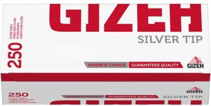 Gizeh Hülsen Silver Tip - 250 Stk.