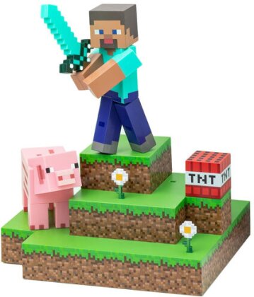 Minecraft Steve Diorama Leuchte