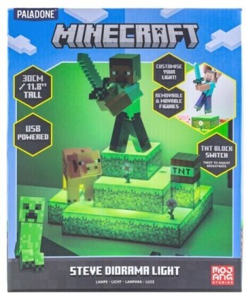 Minecraft Steve Diorama Leuchte