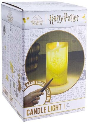Harry Potter - Bougie lumineuse avec télécommande en forme de baguette