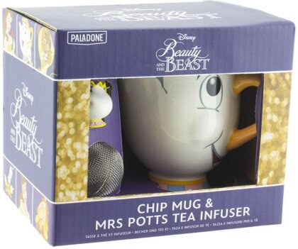 Disney: Beauty And The Beast - Mrs Potts - Tea Pot And Chip Tea Infuser Set