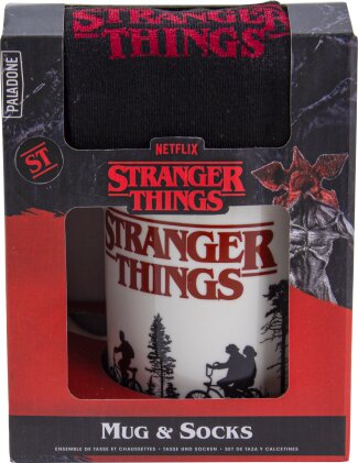 Stranger Things - Stranger Things Logo Mug And Socks