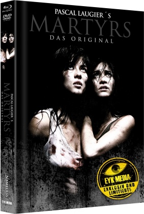 Martyrs (2008) (Cover B, Wattiert, Limited Edition, Mediabook, Uncut, Blu-ray + DVD)