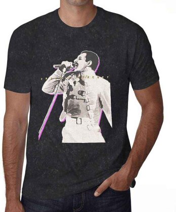 Freddie Mercury Unisex T-Shirt - Glow (Wash Collection)