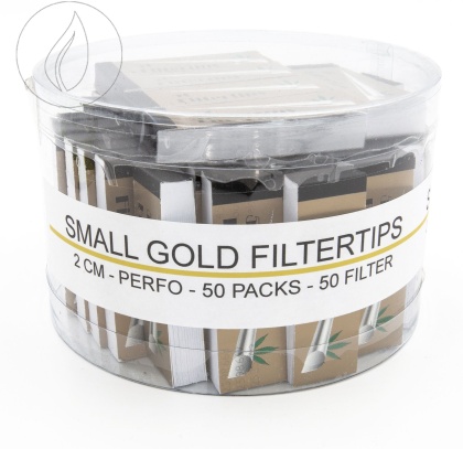 Small Gold Filtertips Box