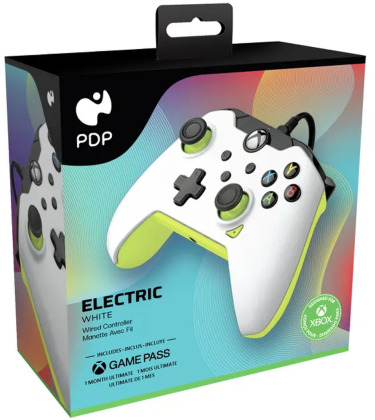 PDP - Wired Controller for Xbox Series X - Electric White