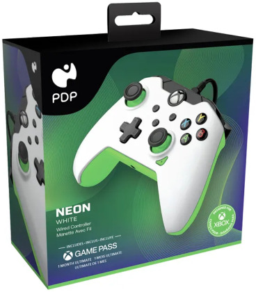 PDP - Wired Controller for Xbox Series X - Neon White