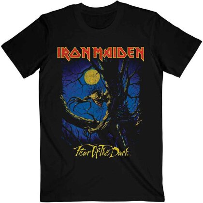 Iron Maiden - Fear of the Dark Moonlight (Black) T-Shirt