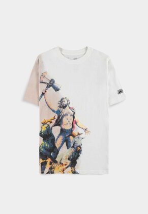 Marvel - Thor Women'S Loose Fit White (T-Shirt Donna Tg. L)