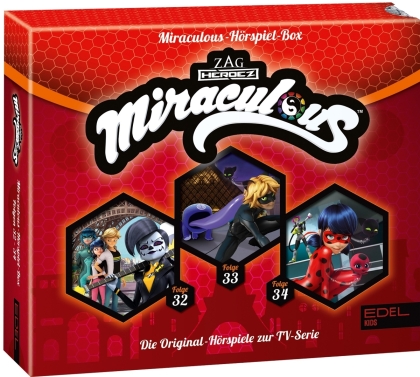 Miraculous - Miraculous Hörspiel-Box - Folge 32-34 (3 CDs)