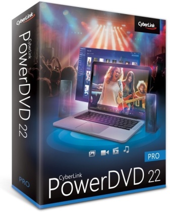 CyberLink PowerDVD 22 Pro Universelle Medienwiedergabe und -verwaltung Lebenslange Lizenz BOX Windows