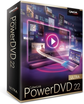 CyberLink PowerDVD 22 Ultra Preisgekrönter Media Player für Blu-ray-/DVD-Disc und professionelle Medienwiedergabe und -verwaltung Wiedergabe praktisch aller Dateiformate Windows 10/11 [Box]
