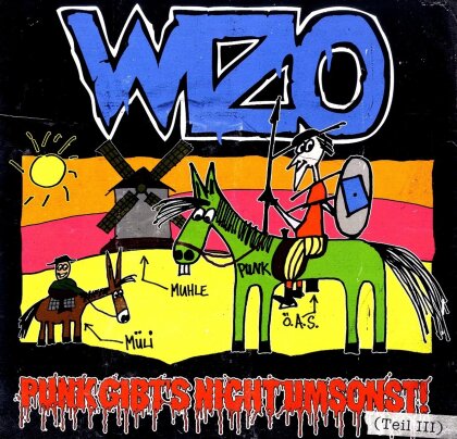 Wizo - Punk Gibt's Nicht Umsonst (2022 Reissue, Limited Edition, Blue Vinyl, 2 LPs)