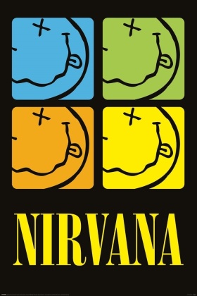 Nirvana: Smiley Squares - Maxi Poster