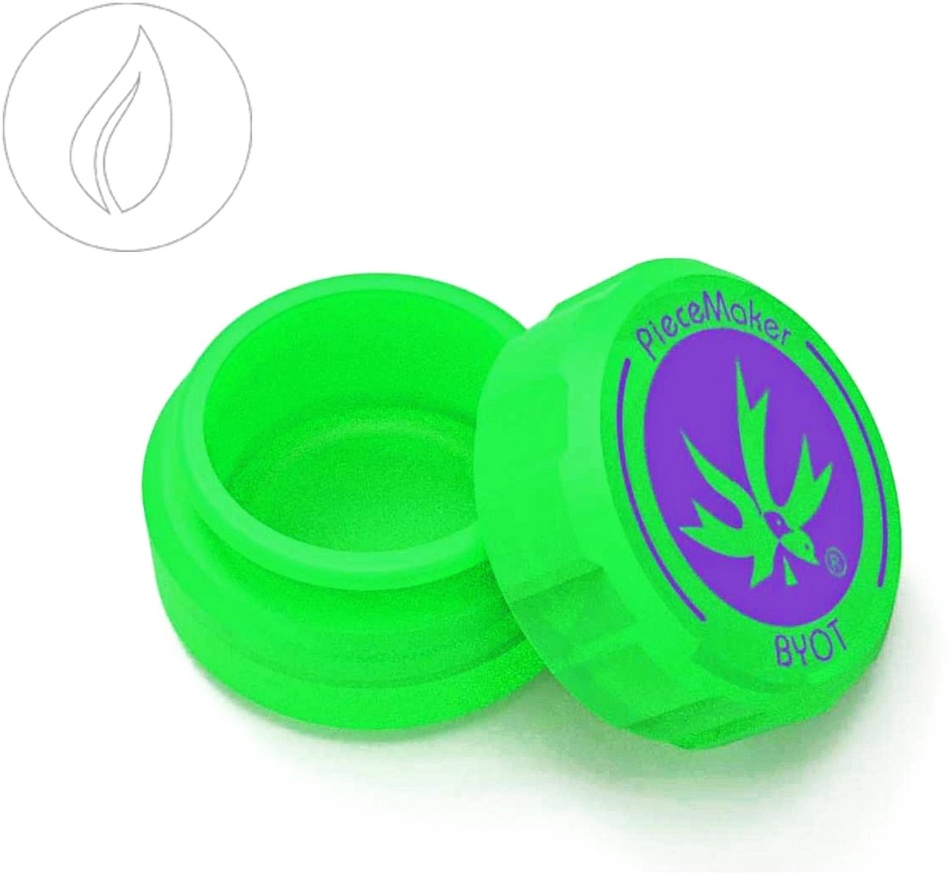 PieceMaker Green Glow Silicon-Container