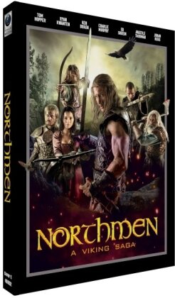 Northmen - A Viking Saga (2014) (Cover E, Limited Edition, Mediabook, 2 Blu-rays + DVD)