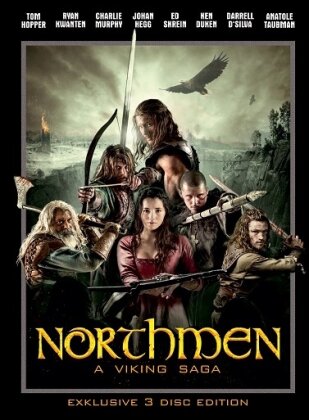 Northmen - A Viking Saga (2014) (Cover A, Édition Limitée, Mediabook, 2 Blu-ray + DVD)