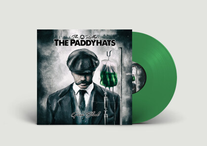 The O'Reillys & The Paddyhats - Green Blood (2022 Reissue, Metalville, Green Transparent Vinyl, LP)