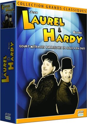 Laurel & Hardy - Court-métrages burlesques en solo & en duo (n/b, 5 DVD)