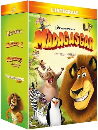 Madagascar 1-3 & Les Pingouins de Madagascar (4 DVD)