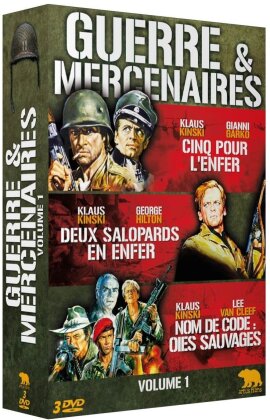 Guerre & Mercenaires - Vol. 1 - Cinq pour l'enfer / Deux salopards en enfer / Nom de code : Oies sauvages (3 DVD)