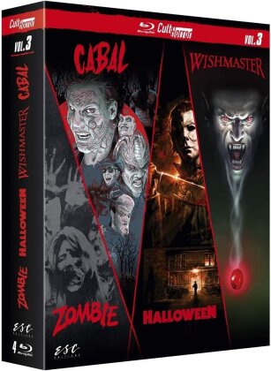 Cult Horror - Zombie / Halloween / Wishmaster / Cabal (4 Blu-ray)