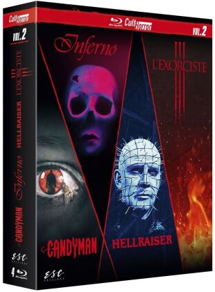 Candyman / Inferno / Hellraiser / L'Exorciste 3 (4 Blu-rays)