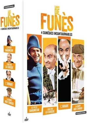 Louis de Funès - La soupe aux choux / L'aile ou la cuisse / L'avare / Le petit baigneur (4 DVDs)