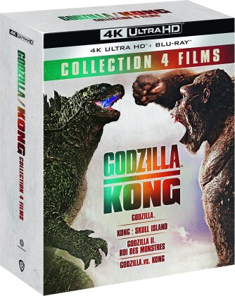 Godzilla / Kong - Collection 4 Films - Godzilla (2014) / Godzilla: Roi des monstres (2019) / Kong: Skull Island (2017) / Godzilla vs. Kong (2021) (8 4K Ultra HDs)