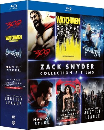 Zack Snyder Collection 6 Films - 300 / Watchmen / Sucker Punch / Man of Steel / Batman v Superman / Zack Snyder's Justice League (7 DVDs)