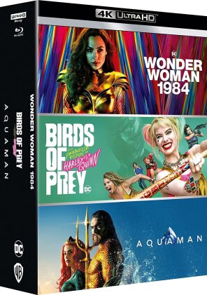 Wonder Woman 1984 (2020) / Birds of Prey et la fantabuleuse histoire de Harley Quinn (2020) / Aquaman (2018) (6 4K Ultra HDs)