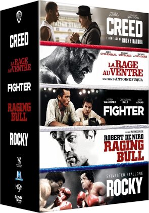Creed / La rage dans le ventre / Fighter / Raging Bull / Rocky (5 DVD)