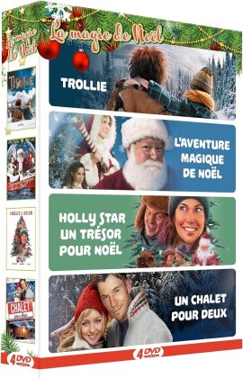La magie de Noël - Trollie / L'aventure magique de Noël / Holly Star - Un trésor pour Noël / Chalet pour deux (4 DVDs)