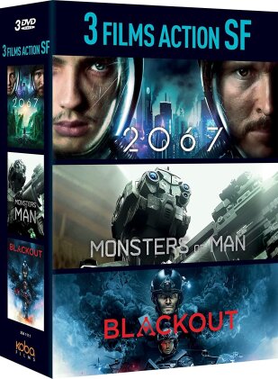 3 films action SF - 2067 / Monsters of Man / Blackout (3 DVDs)