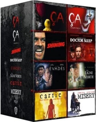 Ça - Chapitre 1 & 2 / Shining / Misery / Doctor Sleep / La ligne verte / Carrie / Les Évadés - 8 Films (8 DVD)