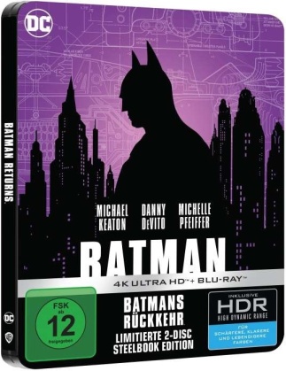 Batmans Rückkehr (1992) (Limited Edition, Steelbook, 4K Ultra HD + Blu-ray)
