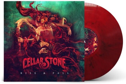 Cellar Stone - Rise & Fall (Limited Edition, Rose Red/Black Marbled Vinyl, LP)