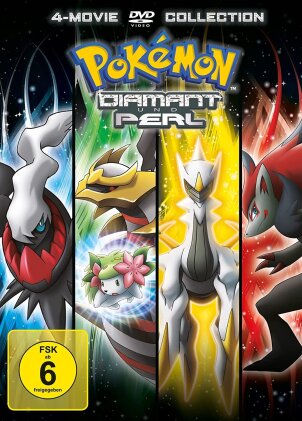 Pokémon: Diamant und Perl - 4 Movie Collection (4 DVDs)