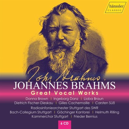 Johannes Brahms (1833-1897) - Great Vocal Works (6 CDs)