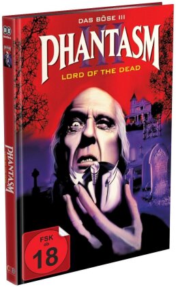 Phantasm 3 - Das Böse 3 - Lord of the Dead (1994) (Cover A, Edizione Limitata, Mediabook, Uncut, Blu-ray + 2 DVD)
