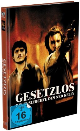 Gesetzlos - Die Geschichte des Ned Kelly (2003) (Cover B, Limited Edition, Mediabook, Blu-ray + DVD)