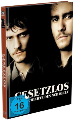 Gesetzlos - Die Geschichte des Ned Kelly (2003) (Cover C, Edizione Limitata, Mediabook, Blu-ray + DVD)