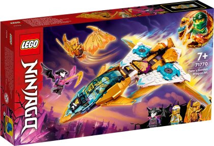Lego: 71770 - Ninjago - Il Jet Dragone D'Oro Di Zane