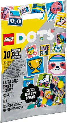 Ergänzungsset Sport - Lego Dots, 115 Teile,