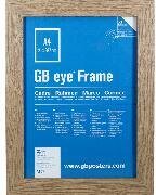 GBEYE: MDF Oak Frame - A4 - 29.7 x 21 cm