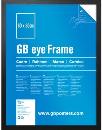 GBEYE - MDF Black Rahmen - 60 x 80cm