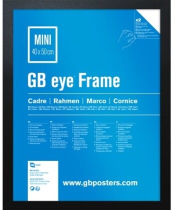 GBEYE: MDF Black Frame - Mini - 40 x 50 cm