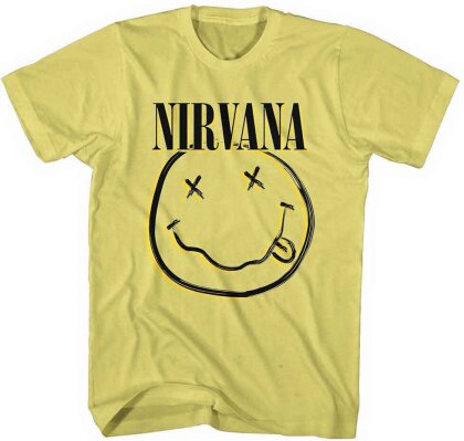 Nirvana Unisex T-Shirt - Inverse Happy Face